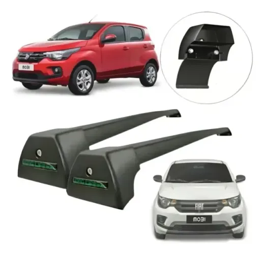 Rack Teto Bagageiro Aluminio Fiat Mobi 2016 2017 A 2025