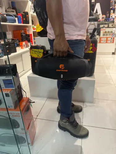 SOM BLUETOOTH PORTÁTIL BOOMBOX 100W