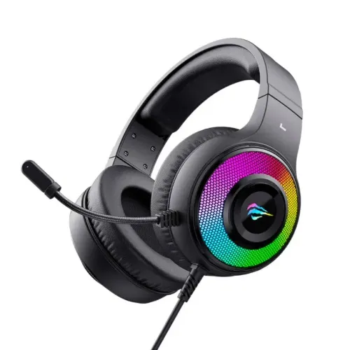 Headset Gamer Havit H2042d, Rgb, Driver 50mm, Usb E P2 Preto