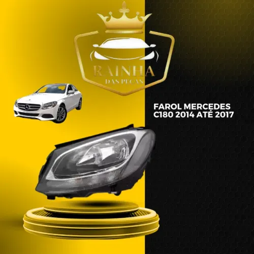 Farol Mercedes C180 2014 até 2017