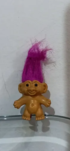 Troll anos 80  ponteira de lápis item de colecionador 