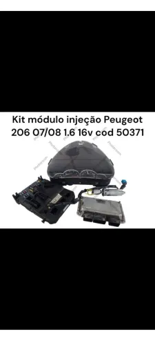 Kit módulo injeção Peugeot 206 07/08 1.6 16v