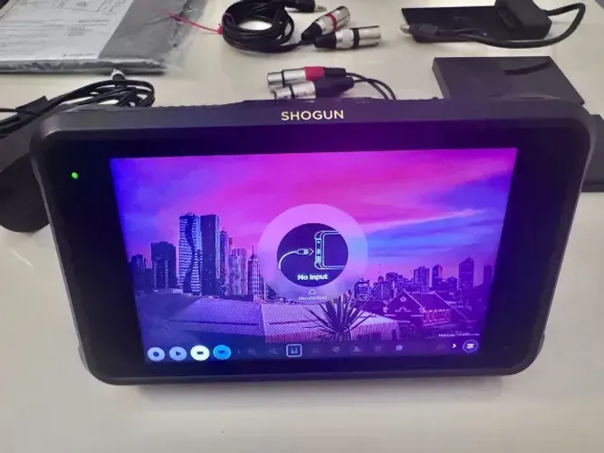 Monitor HDR Gravador Switcher Atomos Shogun 7 + SSD 1 TB