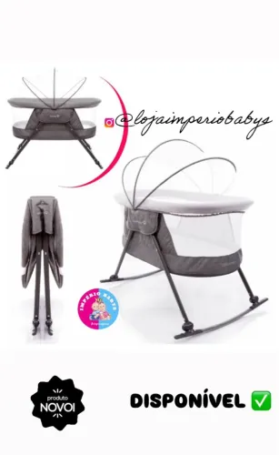 Berço Moisés Portatil Dreamy Safety 1st com mosquiteiro - Novo!