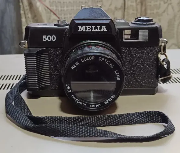 Maquina Fotografica Melia Antiga Rarissima Mod. 500 Funcionanando