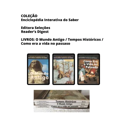 Coleção Enciclopédia Interativa do Saber 3 Volumes