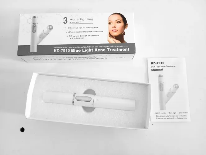 Caneta Tratamento Acne KD-7910 - Luz Azul
