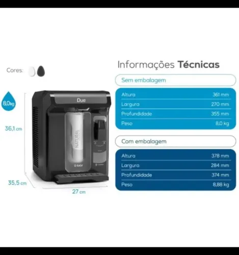 FILTRO PURIFICADOR ZERO NA CAIXA 