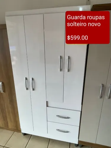 Poucos em estoque Guarda-roupa novo barato entregamos