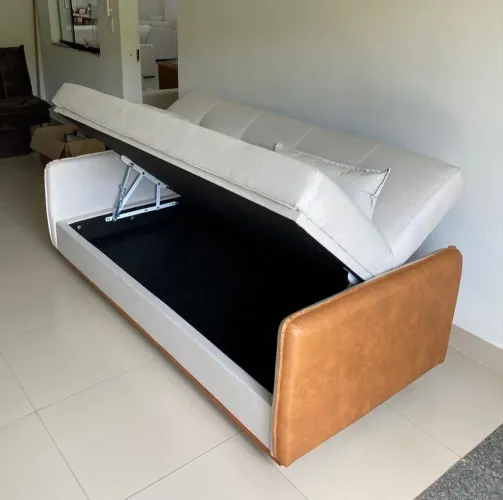 Sofá com baú 