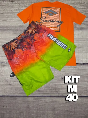 Kit Camiseta e Bermuda Sea Way