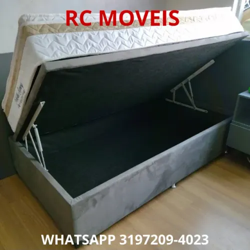 Cama Box Baú Solteiro 88x1.88 - Praticidade e Qualidade