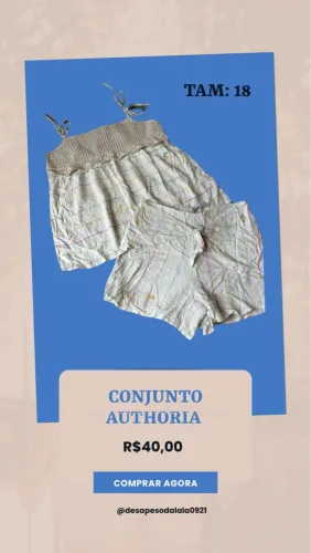 Conjunto Authoria - TAM.18