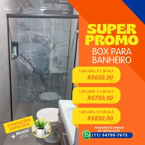 Box para Banheiro - Super Promoção!
