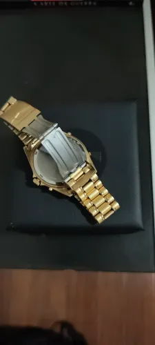 Technos Skydiver 42mm dourado 