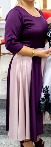Vestido roxo tamanho 42
