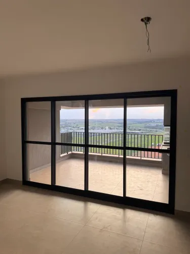 Porta de correr em alumínio 3,52mx2,18mx0,15m