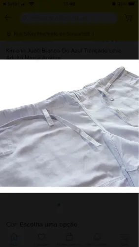 Kimono trancado TAM A2 Branco