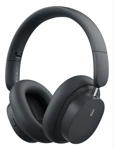 Fone de Ouvido Bowie D05 Baseus Headphone Bluetooth Cinza 70h De Duração