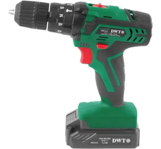 PARAFUSADEIRA FURADEIRA A BATERIA 12V PFD012I COM IMPACTO DWT - 6005000012