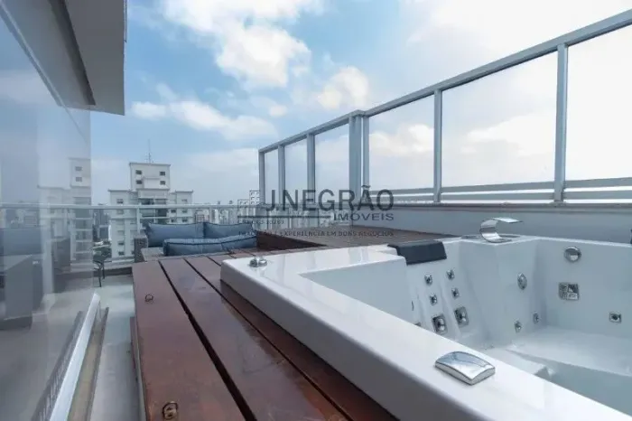 Cobertura de luxo no Ipiranga, São Paulo-SP: 3 quartos, 3 suítes, 3 salas, 6 banheiros, 4 