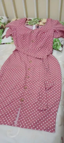 Vestido Poá Feminino