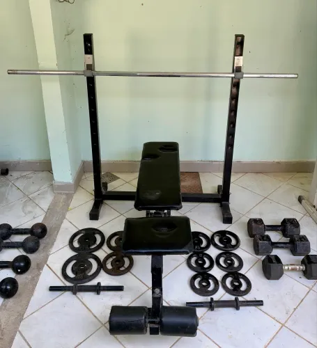 Kit Academia Musculação 