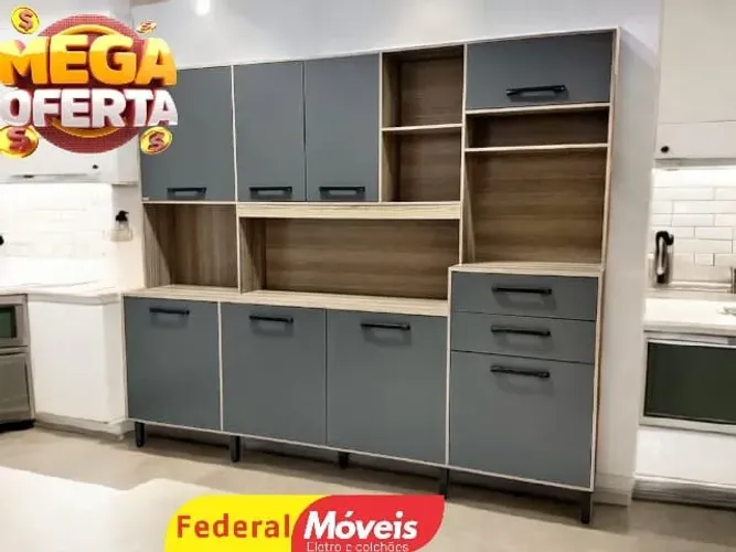 Armário de Cozinha GRAFITE ENTREGAMOS HOJE