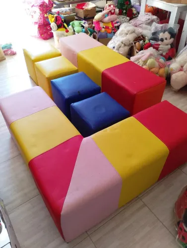 Puff para decorar ambiente infantil