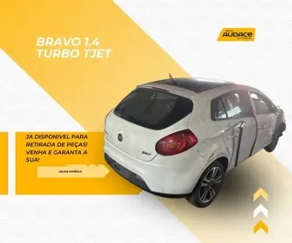 Sucata Bravo 1.4 turbo Tjet. Ja disponivel para retiradas de peças