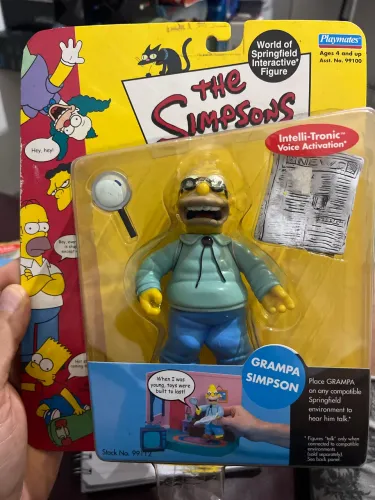 Action Figure Grampa Simpsons - The Simpsons Playmates
