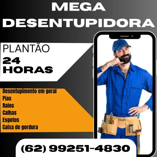 Desentupimento vasos pias caixas de gordura Rede de esgoto e muito mais