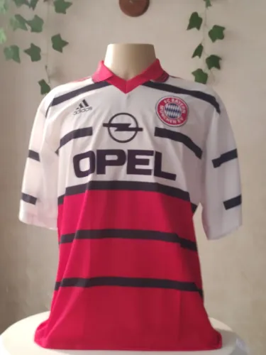 Camisa de Futebol Bayern de Munique Adidas - 98/99 - Tamanho G