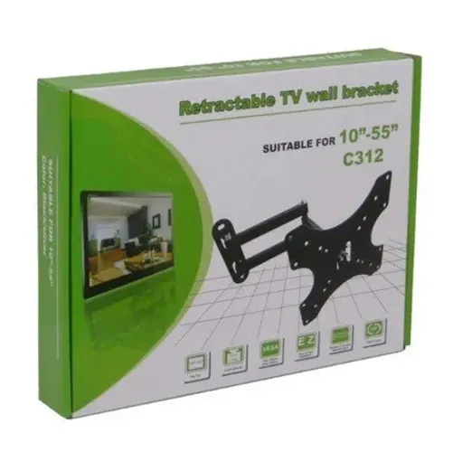 Suporte retrátil de parede para TV ADEQUADO PARA TVS DE 10" A 55"