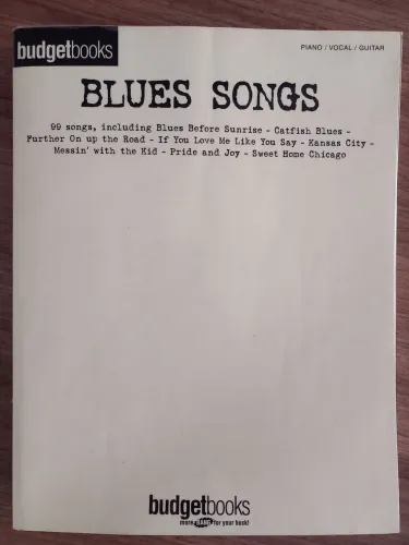 Songbook Blues - Blues Songs Budgetbooks