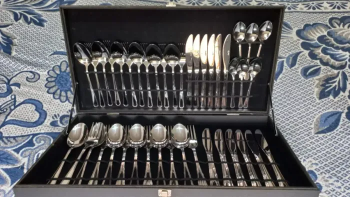 Faqueiro Aço Inox 42 pçs. Euro Home Premium Cutlery