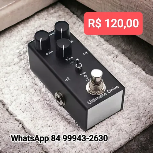 Pedal de Guitarra Distorção Ultimate Drive (novo)
