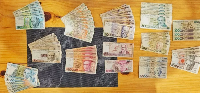 Cédulas Antigas (Cruzados, Cruzeiros, Cruzados Novos)