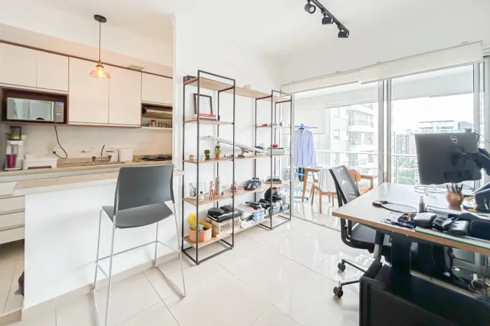 Imóvel para venda possui 48 metros quadrados com 1 quarto em Cidade Monções - São Paulo -
