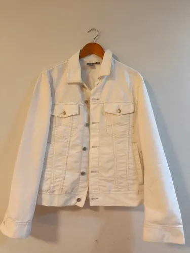 Jaqueta Jeans Branca Armani Exchange