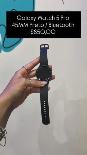 Galaxy Watch 5 Pro / 45mm / Bluetooth / R$ 850,00