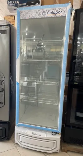 MB GPA-57 Frezer vertical porta de vidro Gelopar 