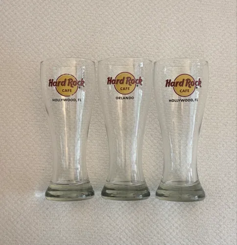 Copos de cerveja Hard Rock Cafe