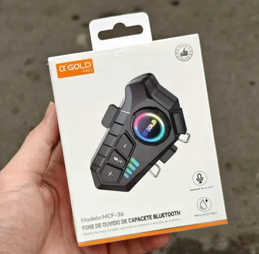 FONE BLUETOOTH PARA CAPACETE MOTO