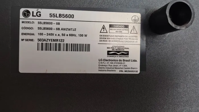TV LG 55LB5600-SB (modelo LED de 55 polegadas Full HD)