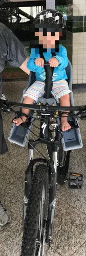 Cadeira para bicicleta criança
