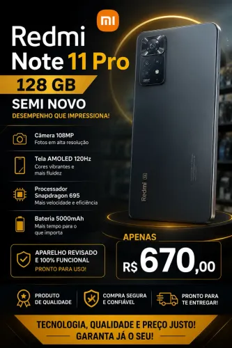Xiomi note 11 pro 128 gb