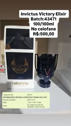 Perfume Invictus Victory Elixir 100ml