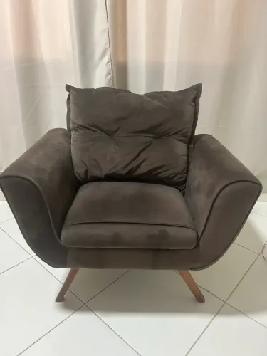 04 Poltronas Decorativas Premium para Sala, Recepção, Clínica ou Escritório