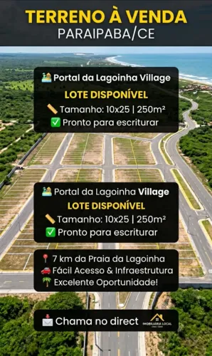 Terreno à Venda em Paraipaba - Próximo à Praia da Lagoinha